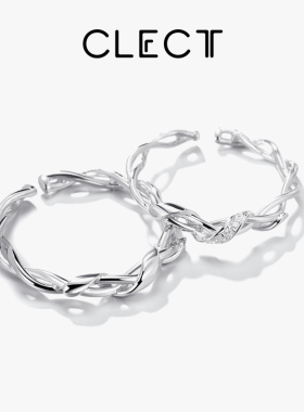 极速clect珂里【偏爱系列】织爱情侣对戒L莫比乌斯环戒指女男小众