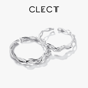 极速clect珂里【偏爱系列】织爱情侣对戒L莫比乌斯环戒指女男小众