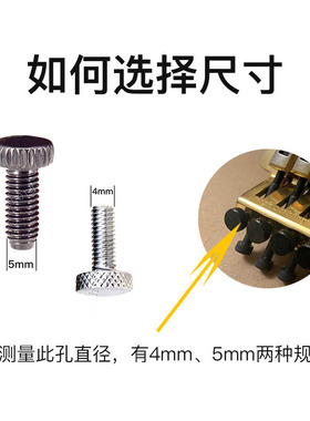 极速后浪器乐 双摇琴桥螺丝 颤音系统弦码微调高O度螺丝螺母Ibane