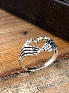 极速-Retro gtendy men and women personality ring punk wind h