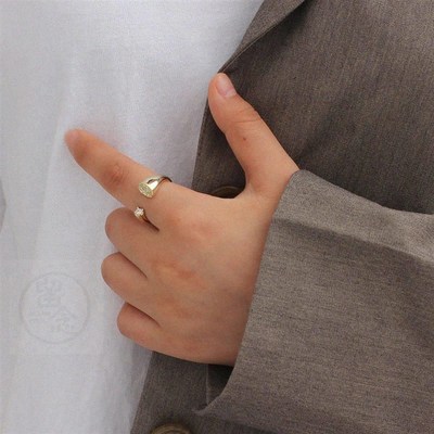 极速- fashion simplne index finger ring exquisite luxury ult