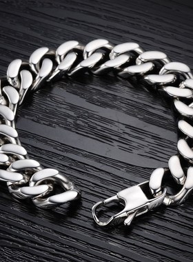 极速Supply jewelry Korean mazle titanium steel Cuba chain