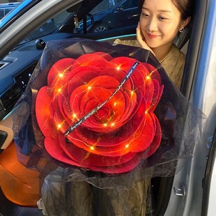 极速超大巨e型玫瑰花束成品七夕情人节礼物仿真花手工香皂花送女