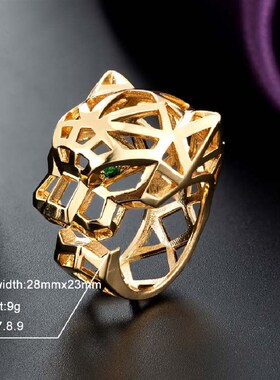 极速rendy New Fashion Statement Big Animal Ring FoVr Women G