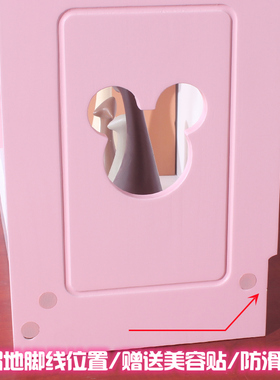 极速北欧全实木白色书q架落地简易儿童卡通多层松木置物架组装家