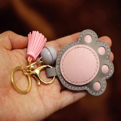 极速20pcs/lot 38mm Leatherw Tassels Fringe Keychain Strap Je