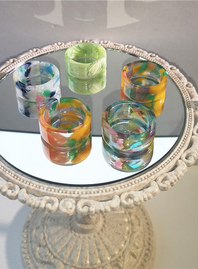 极速Korea Fashion Vintagte Simple Aesthetic Acetate Colorful