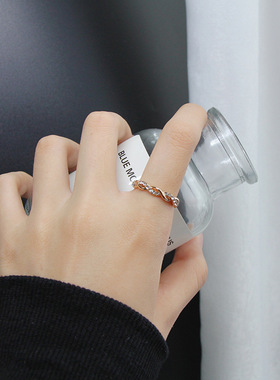 极速Twist ring jewelry accessorieDs ladies full diamond twis