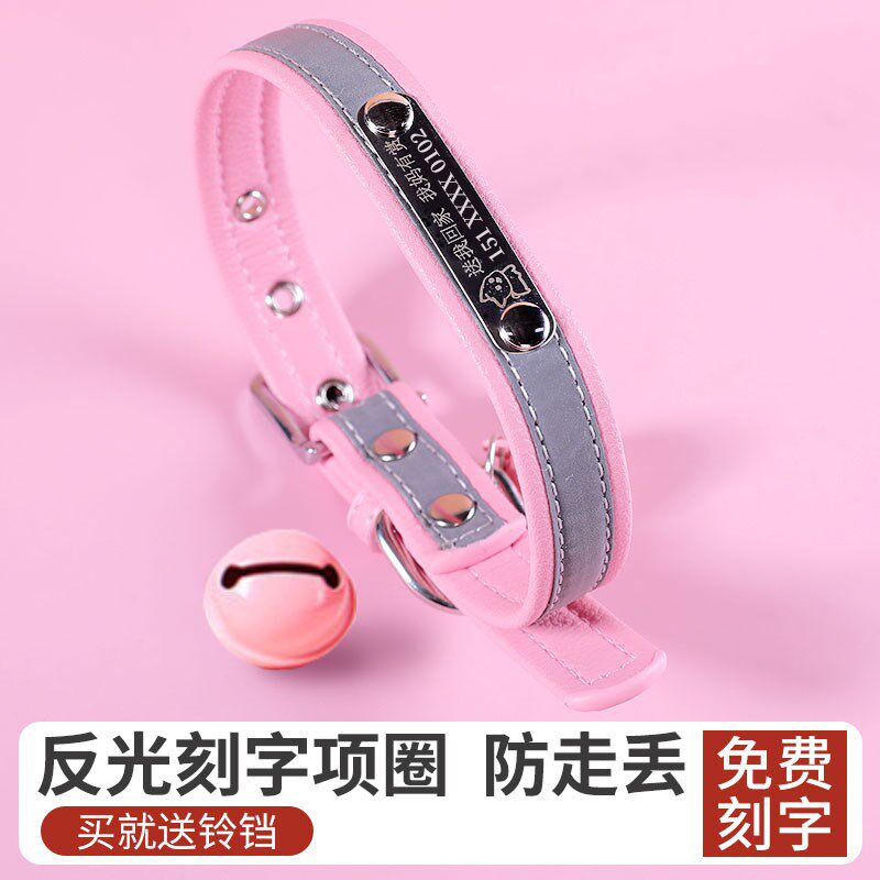 极速狗狗项圈刻字j防丢小狗圈猫咪颈圈猫牌铃铛小型犬狗牌柴犬宠