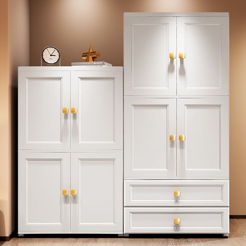 极速简易衣柜儿童衣柜70宽家用收纳柜宝宝衣橱加厚储物.柜子新生