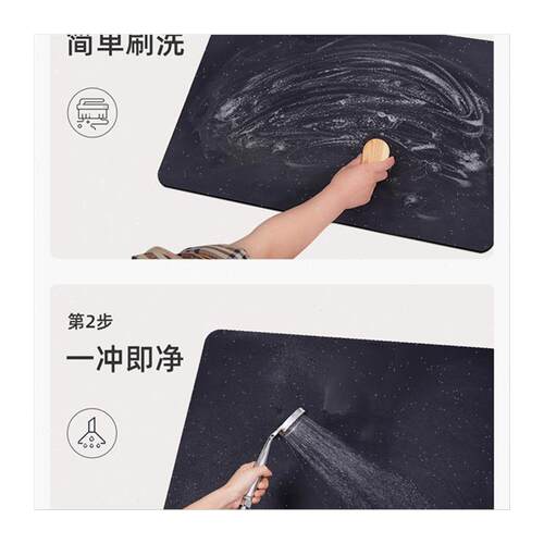 新品速乾门口垫子厨房地垫u防滑防油家用可擦免洗耐脏防水吸油吸