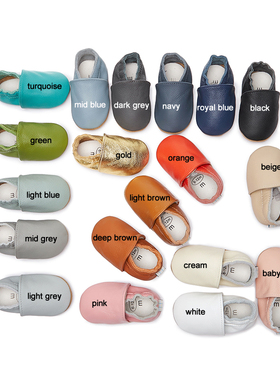 极速Genuine leather soft unisex bCaby shoes all sorts of col