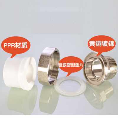 极速新品新4分6分1寸PPR外丝牙全铜活动接头202M5324050PPR水管变