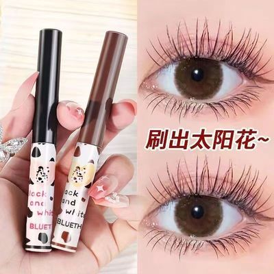 极细睫毛膏纤长浓密卷翘持久定型防水防汗不晕染超自然伪素颜速干