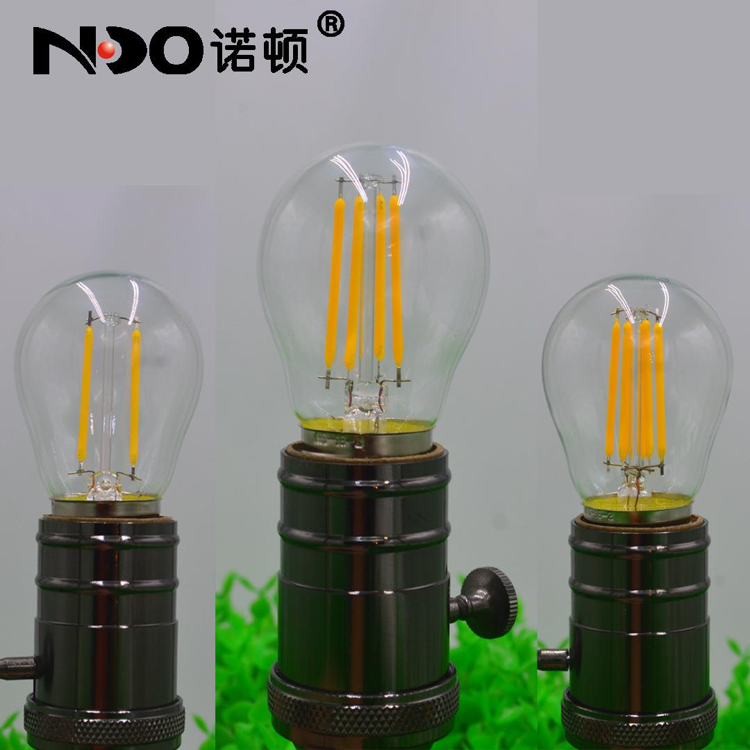 led球泡 玻璃装饰复古灯泡灯丝灯 G45球泡E27厂家直销跨境钨丝