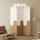 陈象屏风隔断可摺叠客厅入户对门玄关日式 家用现代简约环保瓦楞纸