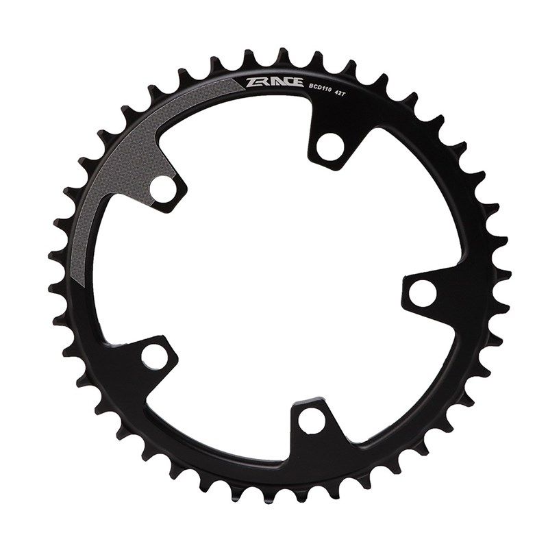 五爪110/130BCD公路车自行车单速碟片38T40T42T44T正负齿改装单盘