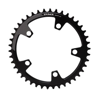 五爪110 单盘 130BCD公路车自行车单速碟片38T40T42T44T正负齿改装