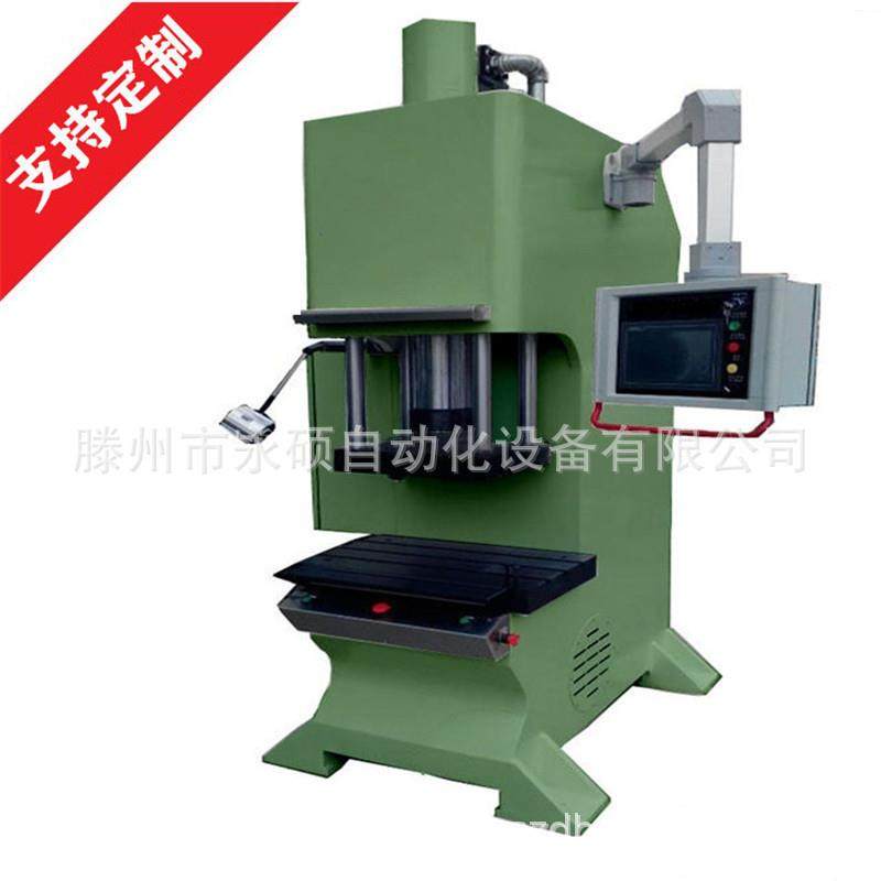 自动生成压力曲线表格实时监测单臂液压机学校教学用数字压力机