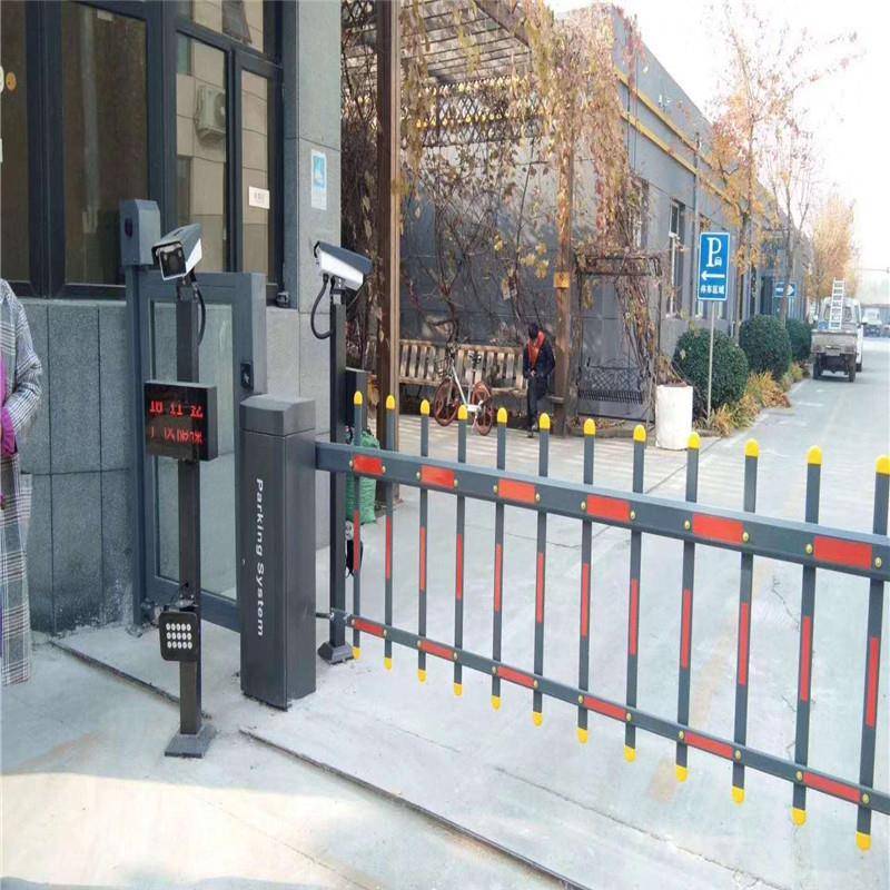 定制车电动道闸门停车场车辆识别自动起落杆遥控单杆栅栏广告道闸