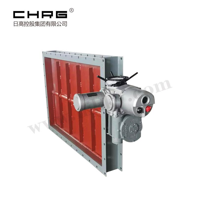 阀门厂家供应矩形电动调节蝶阀FD9Z41W-1防爆电动调节蝶阀