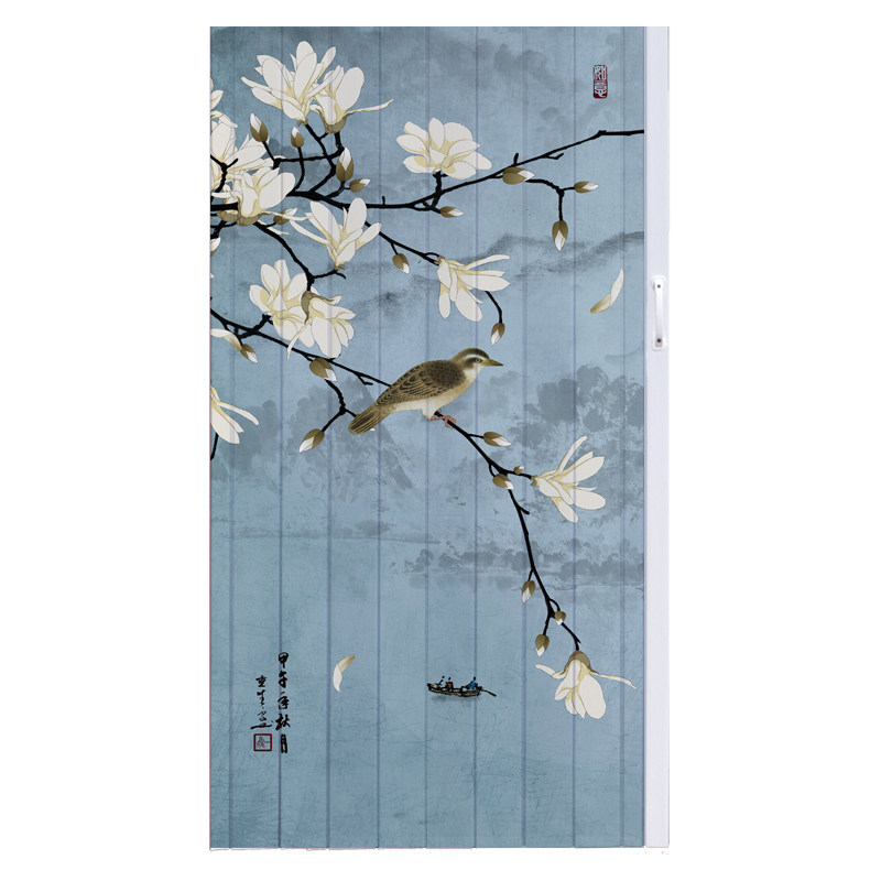 PVC折叠隔断门 现代简约风格隔间门 北欧风格隐形门
