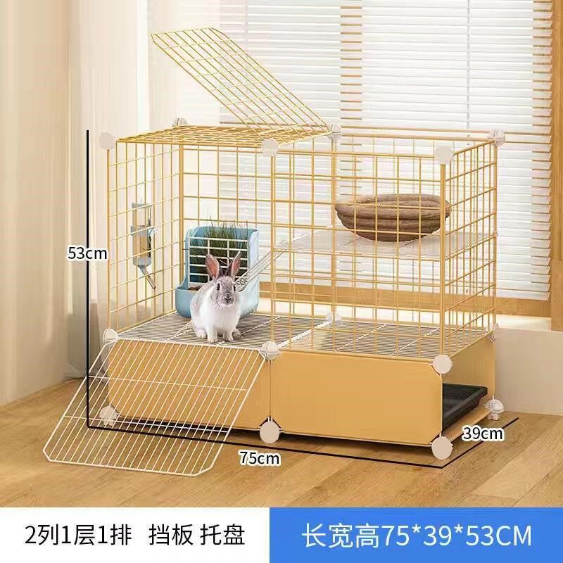 兔笼子家用宠物用品双层室内特大号别墅兔子屋窝小型自动清粪养殖