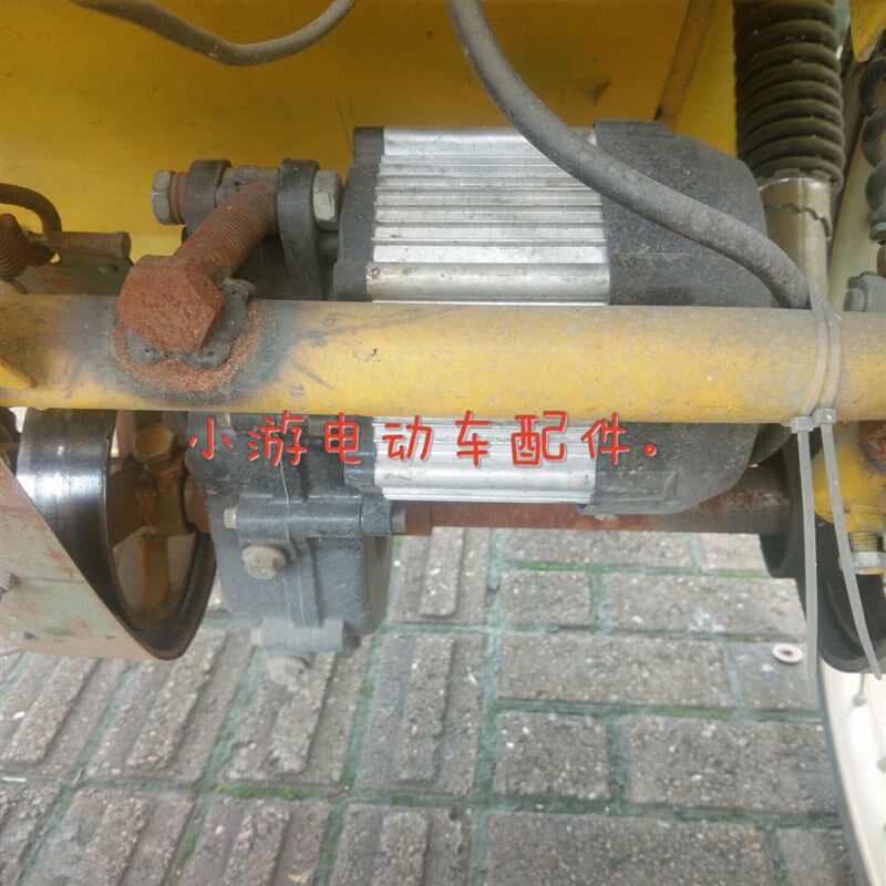 电动人力三轮车黄包车改装配件48v60v580w850w的差速电机牙箱箱体