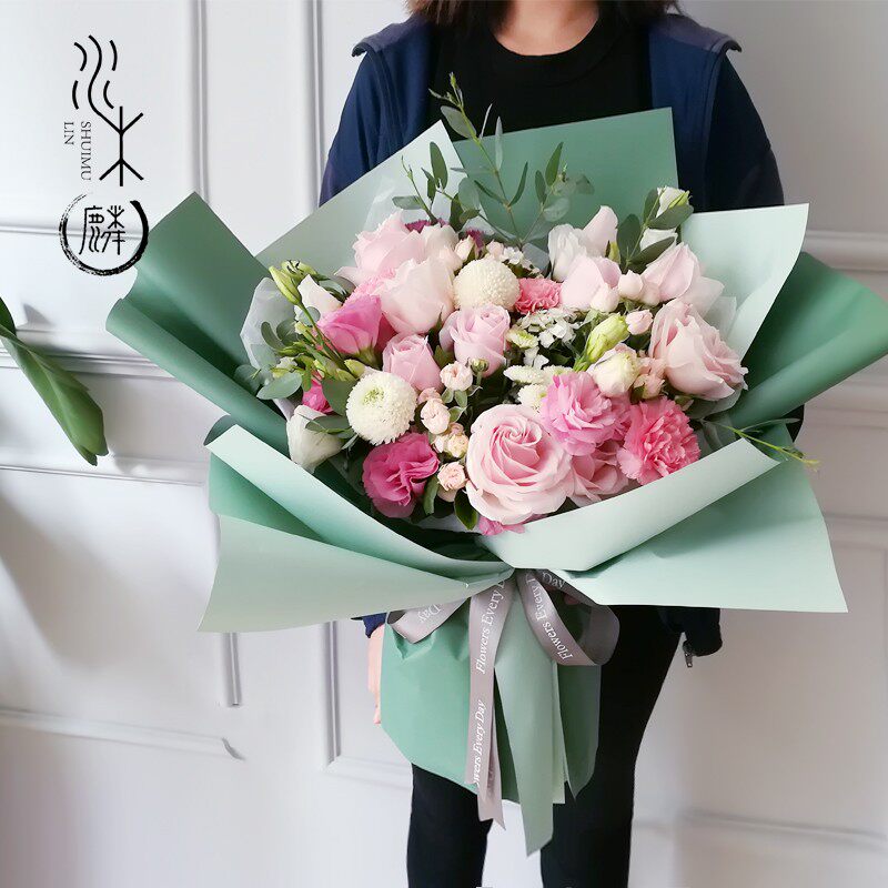 女神节重庆鲜花同城速递花店订送花配送上门玫瑰康乃馨花束生日