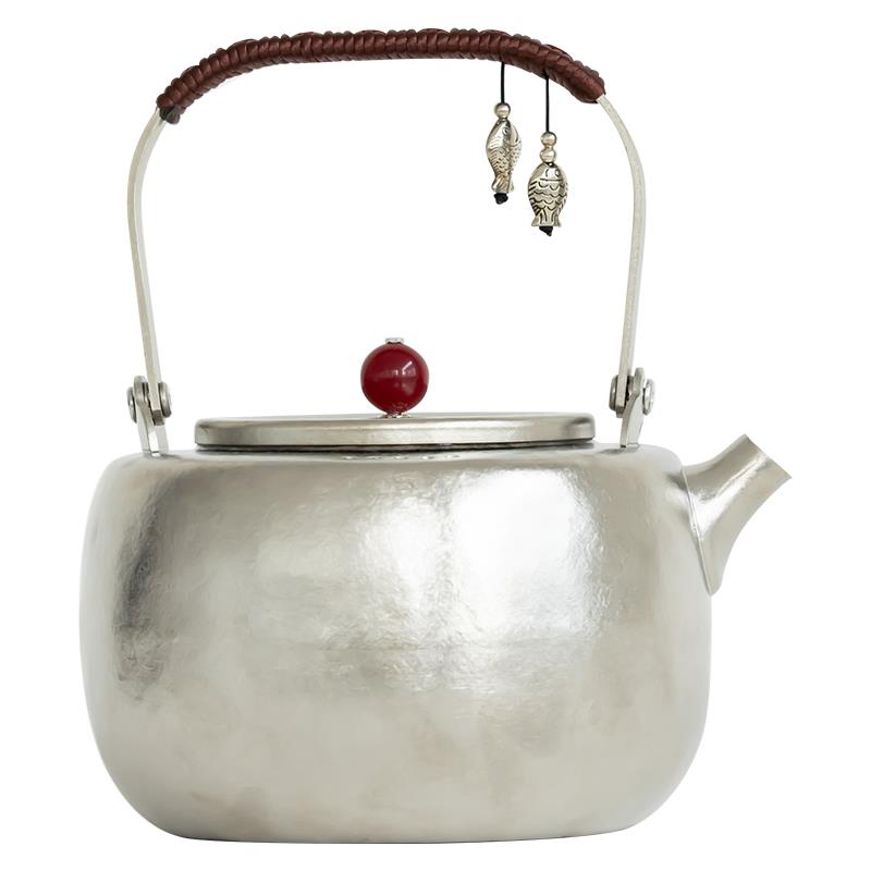 纯钛煮茶壶高档中式提梁壶烧水壶煮茶器电陶炉子套装新款围炉煮茶
