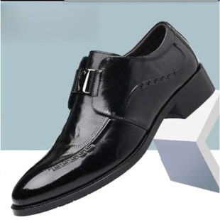 塔弗森轻奢鞋服秋冬新款男士商务正装皮鞋男透气舒适尖头套脚