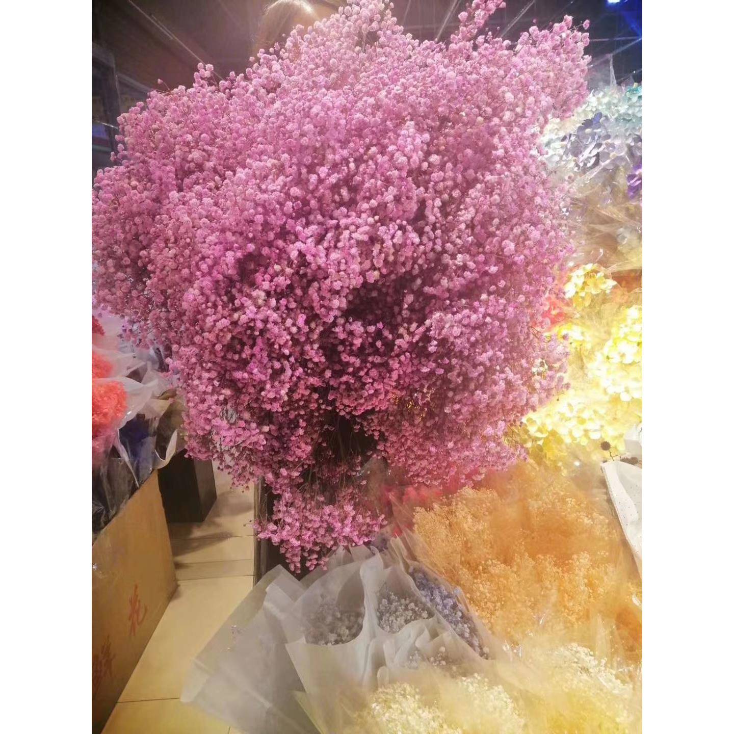 云南大把永生花满天星百万星千万星干花花束家居摆件手工材料花材