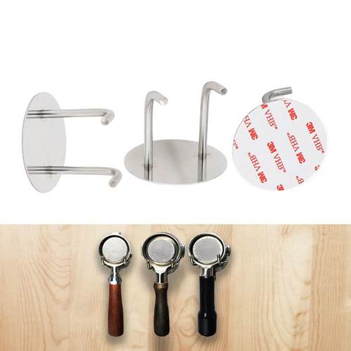 不锈钢意式咖啡机手柄收纳架 51/54/58MM通用咖啡手柄挂架