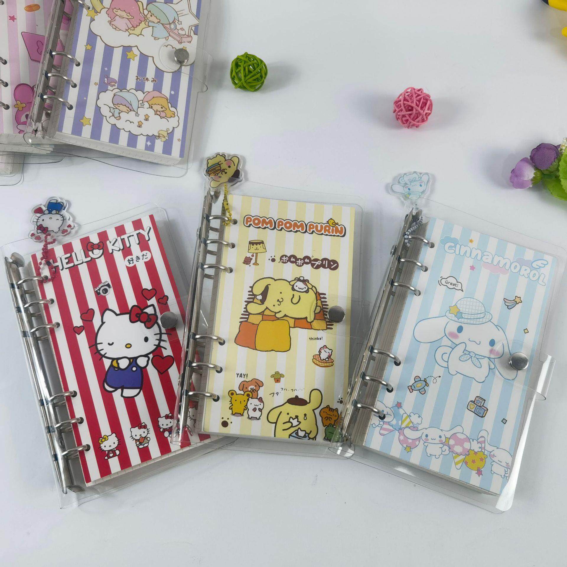 创意少女心DIY手账本套装小清新高颜值活页线圈本学生女生笔记本