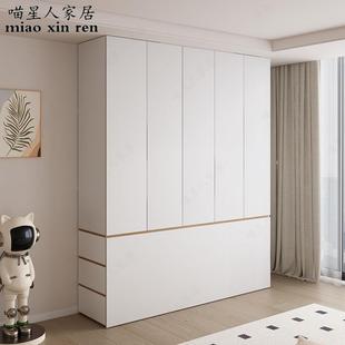 小户型床尾柜定做多功能侧边抽屉衣柜收纳置物柜家用卧室夹缝窄柜