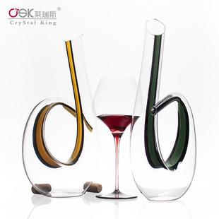 创意手工家用奢华抖音酒壶分酒器网红欧式 醒酒器红酒水晶玻璃个性