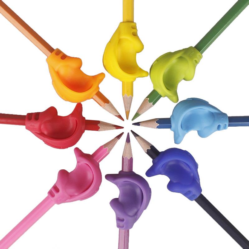 儿童铅笔矫正握笔器 卡通铅笔套 硅胶防滑耐用不损耗