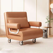 可移动科技布沙发床可折叠两用单双人小户型客厅阳台书房沙发椅