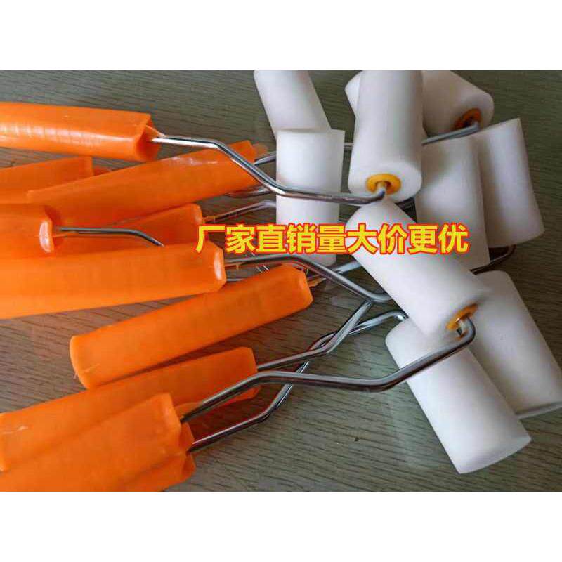 中空玻璃修角棉专用滚筒手柄滚筒刷刮胶棉工具修胶滚海绵工具海绵