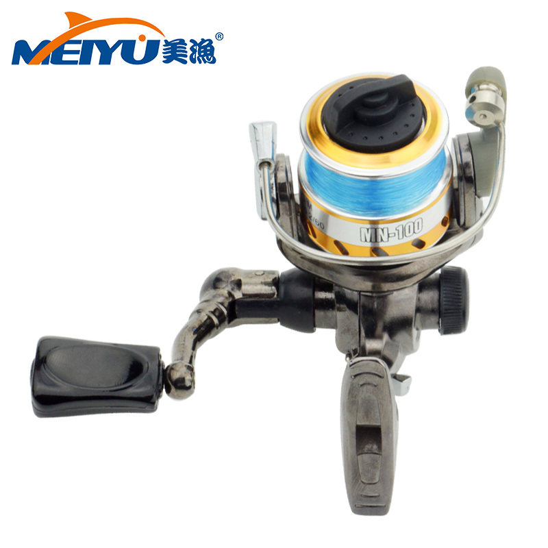 美渔 MINI100 全金属超小渔线轮鱼轮钢笔竿纺车轮 掌中宝鱼线轮