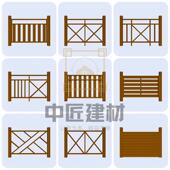 防腐木护栏户外碳化木栅栏