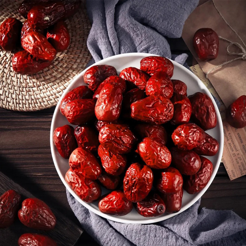 【基地严选】新疆红枣400g/包免洗开袋即食皮薄特产新货大枣灰枣