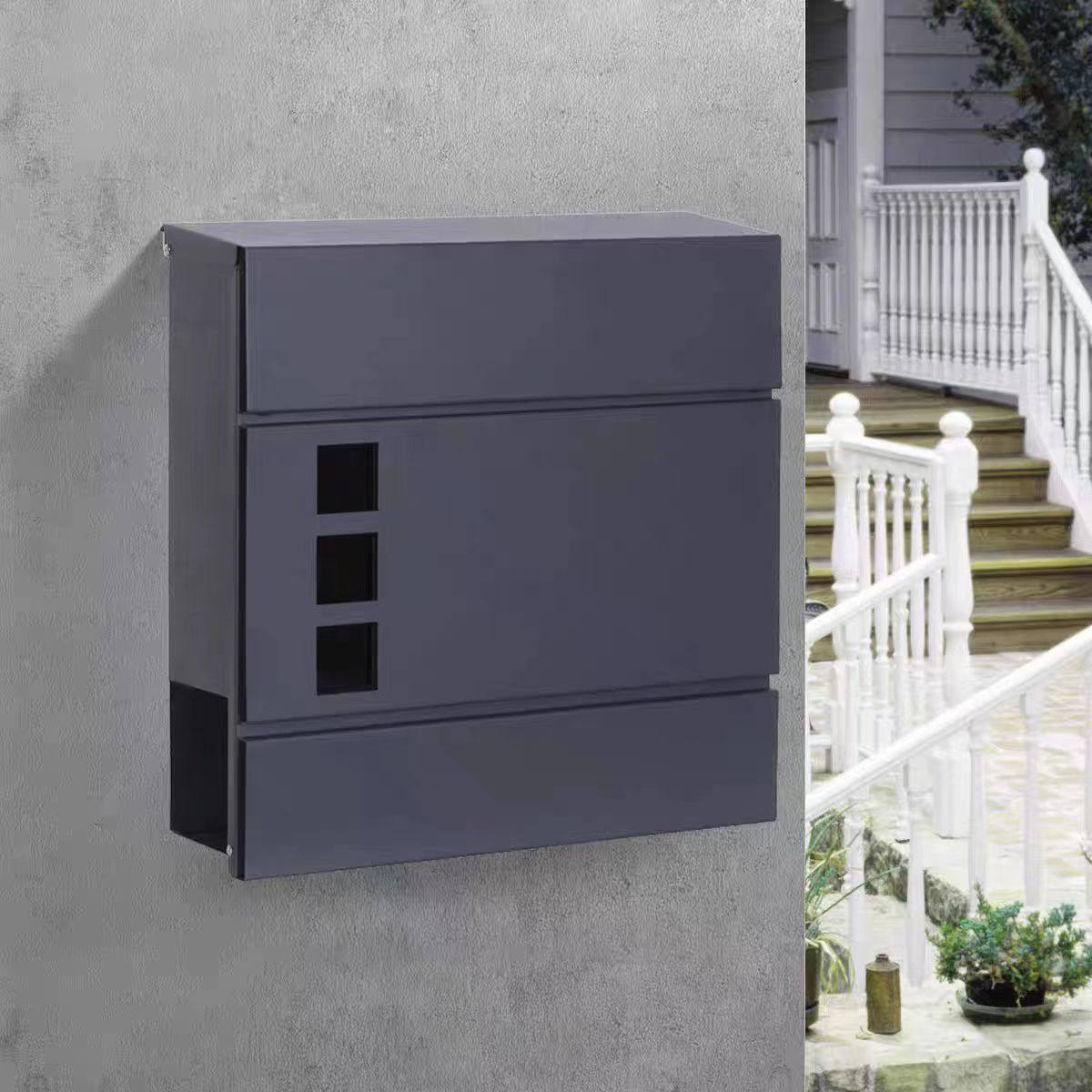 特大号镀锌板 欧式别墅信箱室外报箱创意邮筒防水邮箱报箱壁挂,电子元器件市场,电线扎带/束线带,淘宝优惠券,粉丝福利购,淘宝优惠卷