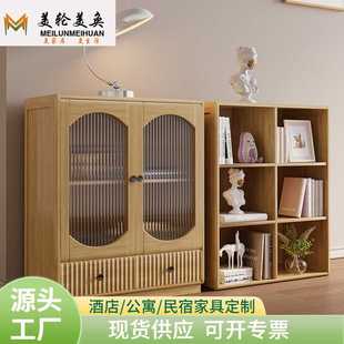 落地书柜简易家用多层多格客厅柜子储物柜小书柜靠墙边收纳置物架