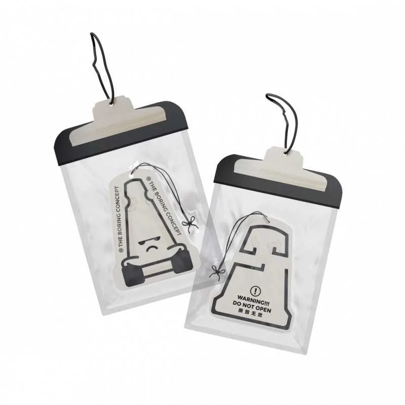 The Boring Concept TBC趣味香薰黑白卡通手绘贴纸装饰汽车挂件