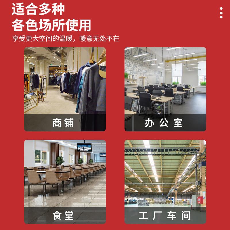 三档按钮机械式速热取暖器小钢炮家用暖风机工业大功率取暖器