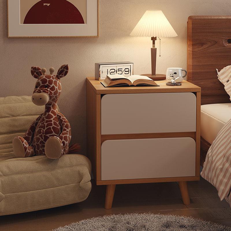 床头柜简约现代卧室小户型储物柜家用迷你床边柜简易置物架收纳柜