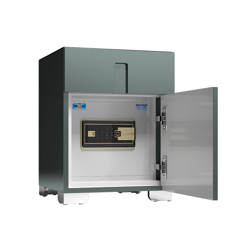 保险柜床头柜智能无线充电保管箱家用防盗带夜灯隐形保险箱