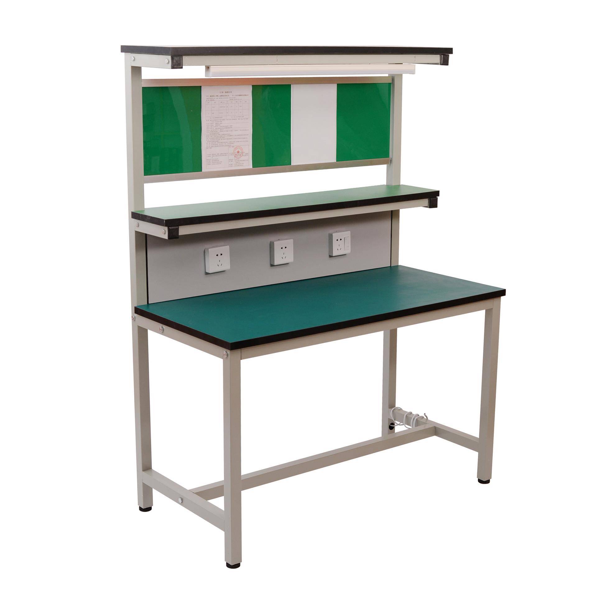 防静电工作台流水线实验操作台方管工作桌无尘车间钳工桌电子检修