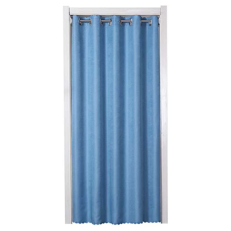 门帘免打孔隔断帘空调挡风试衣间布帘卫生间遮丑厨房卧室家用南舟